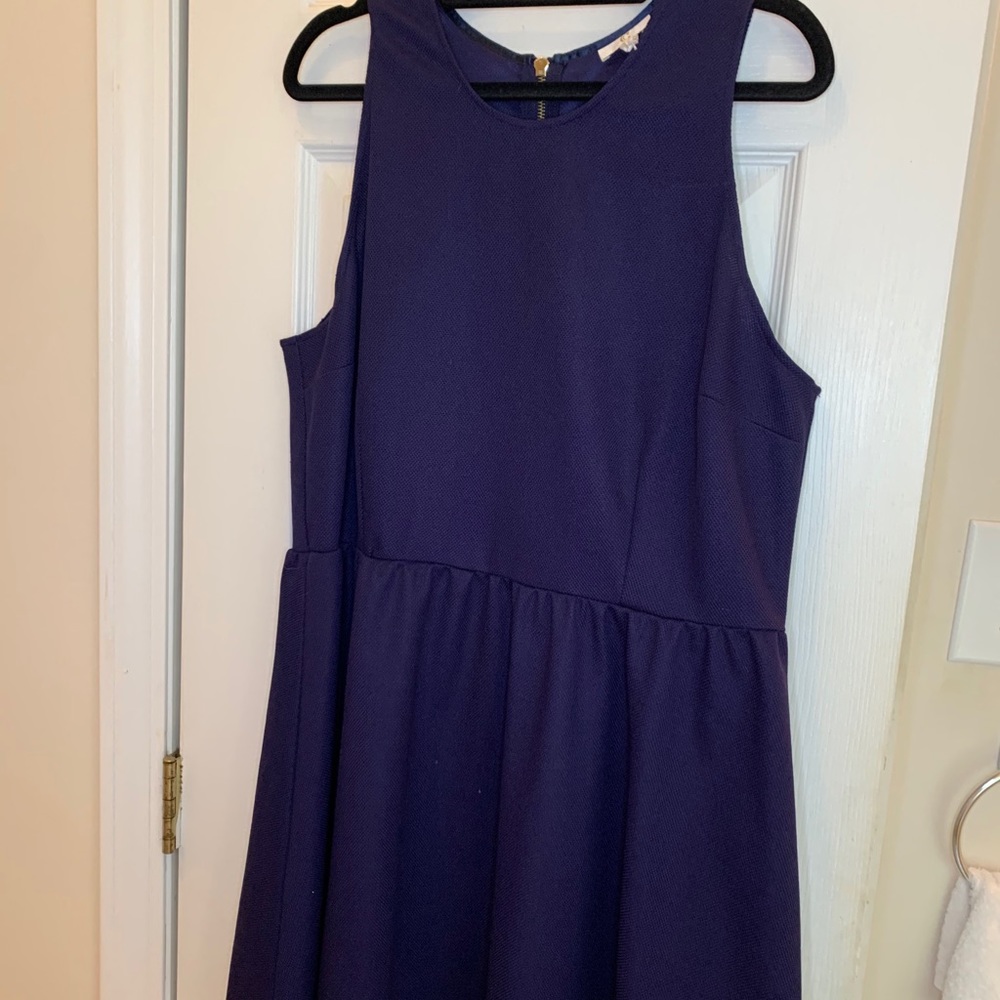 Charming Charlie navy blue sleeveless dress XL